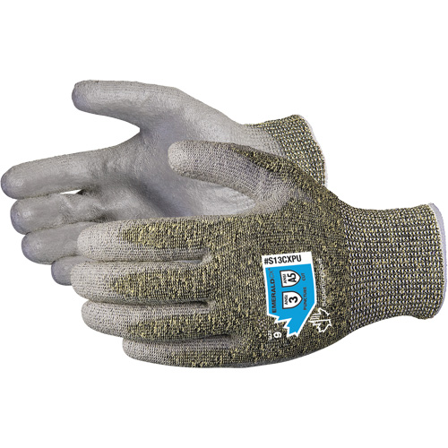 Emerald CX&reg; Gloves, 9, 13 Gauge, Polyurethane Coated, ASTM ANSI Level A5 - Superior Glove Works Ltd. S13CXPU-9