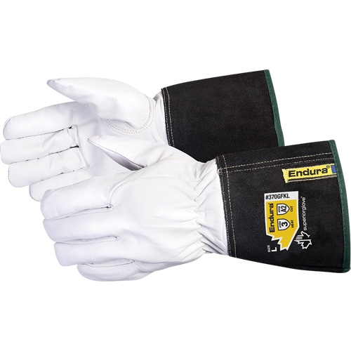 Gants de soudage &agrave; l'arc TIG Endura, Cuir fleur de ch&egrave;vre, Taille Moyen - Superior Glove Works Ltd. 370GFKL-M