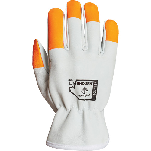 Gants de conducteur Endura, Petit, Paume en Cuir fleur de ch&egrave;vre - Superior Glove Works Ltd. 378GOT-S
