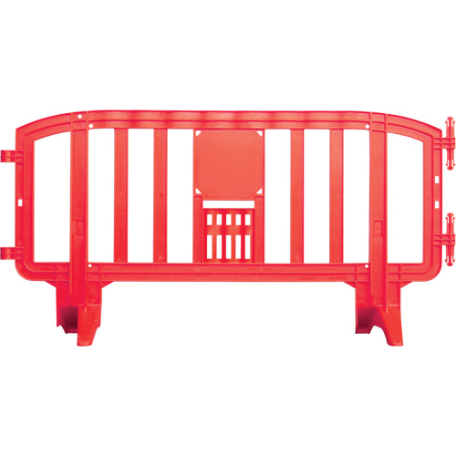 Movit Barricade, Interlocking, 78" L x 39" H, Red - MLR International BAR-R