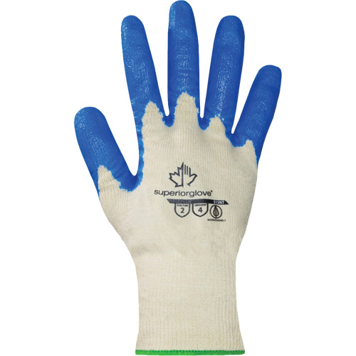 Dexterity&reg; Coated Gloves, 7, Nitrile Coating, 15 Gauge, Cotton Shell - Superior Glove Works Ltd. S15NT-7