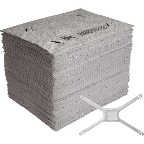 HandySorb Basic Pad Refills with Mop Adapter, Universal, 19" x 15", 0.5 gal. Absorbancy - SPC HANDYSORB-BASICPAD