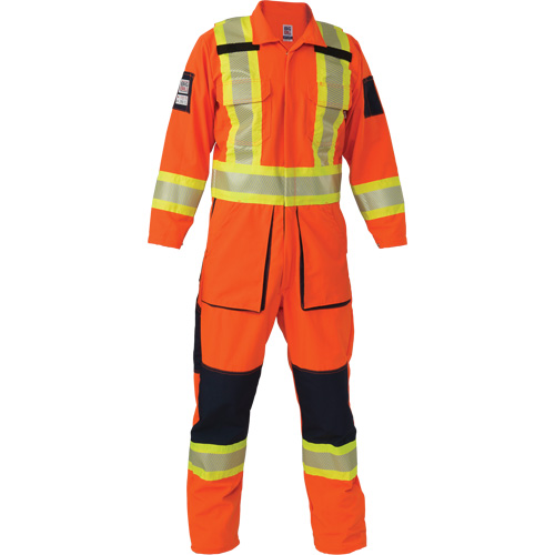 Ripstop Coveralls, Medium (Tall), High Visibility Orange - Big Bill 1324HVT-T-ORA-M