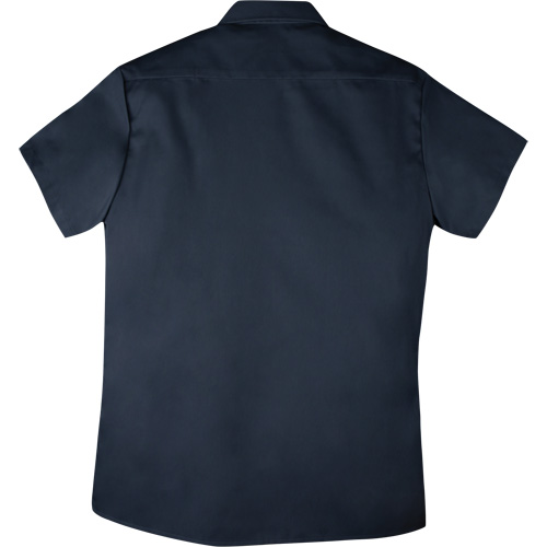 Chemise de travail &agrave; manches courtes en tissu crois&eacute; avec boutons-pression, Hommes, 5T-Grand, Bleu marin - Big Bill 237/OS-R-NAY-5X