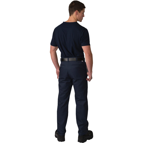 Pantalons en toile crois&eacute;e avec doublure en micromolleton, Poly-coton, Bleu marin, Taille 50, Entrejambe 30 - Big Bill 2147/OS-30-NAY-50