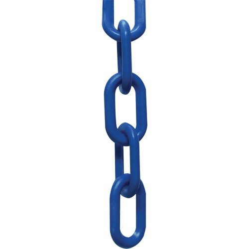 Plastic Chain, Blue, 1.5" Link, 300' Length - Mr. Chain 30006-P