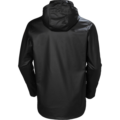 Gale Rain Jacket, Polyester/Polyurethane, Medium, Black - Helly Hansen 70282-990-M
