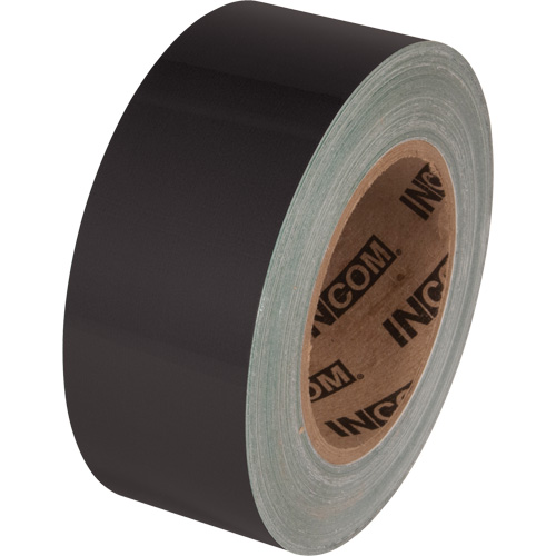 Tuff Mark&reg; Floor Marking Tape, 2" x 100', Polyester, Black - Incom Top Tape & Label TM1102K