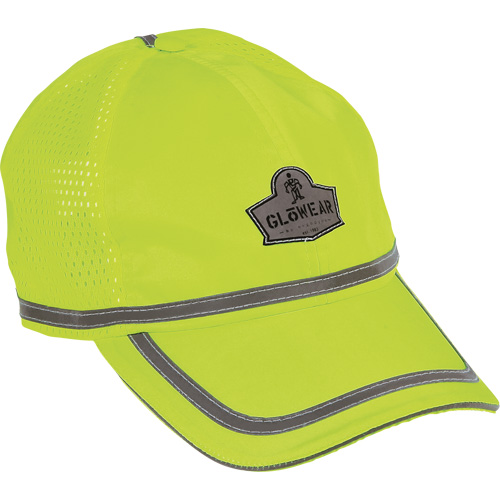 GloWear&reg; 8930 High Visibility Baseball Cap, High Visibility Lime-Yellow, Polyester - Ergodyne 23239