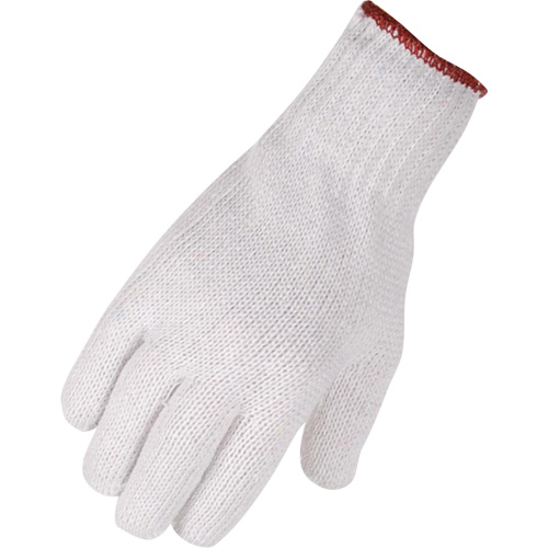 String Knit Gloves, Poly/Cotton, 7 Gauge, Large -  