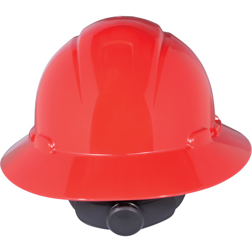 Casque de s&eacute;curit&eacute; &agrave; bordure compl&egrave;te avec capteur Uvicator, Suspension Rochet - 3M H-805R-UV