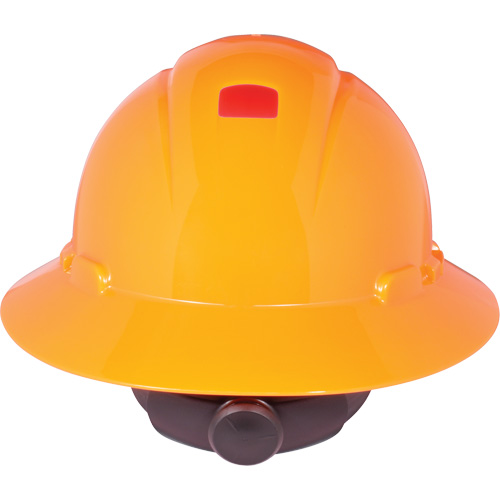 Casque de s&eacute;curit&eacute; &agrave; bordure compl&egrave;te avec capteur Uvicator, Suspension Rochet, Non ventil&eacute; - 3M H-807R-UV