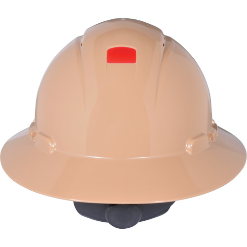 Casque de s&eacute;curit&eacute; &agrave; bordure compl&egrave;te avec capteur Uvicator, Suspension Rochet - 3M H-811R-UV
