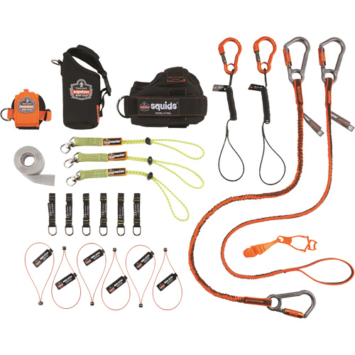 Trousse de longes de fixation d'outils pour vitrier 3185 Squids - Ergodyne 19655-A
