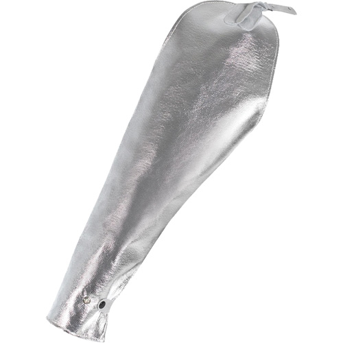 Welder's Heat Resistant Sleeves, 18", Aluminized Kevlar&reg;, Silver - Natpro 62418