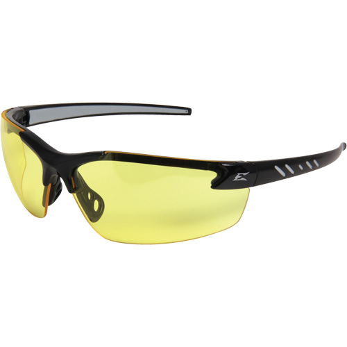 Zorge G2 Safety Glasses, Yellow Lens, Vapour Barrier, Meets/Exceeds CSA Z94.3 - Edge Safety Eyewear DZ412VS-G2