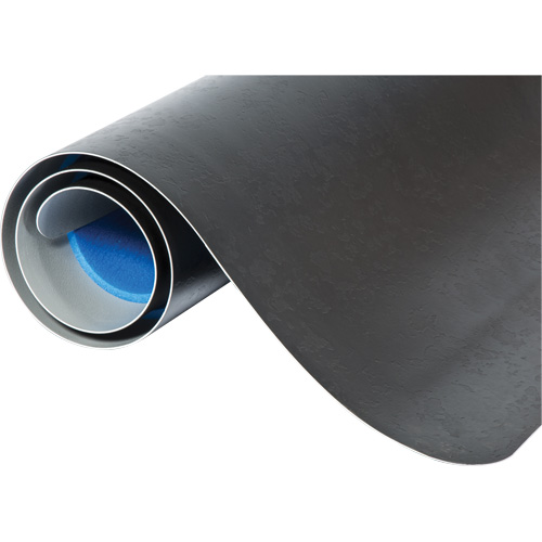 WD Elegance Anti-Microbial Mats, Smooth, 2' x 3' x 9/16", Black, Vinyl - Mat Tech WE1223TK