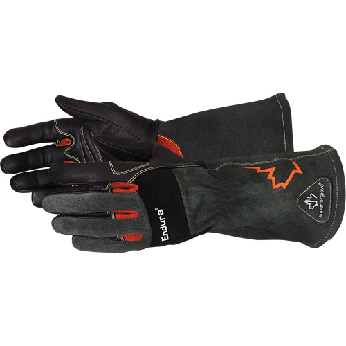 Gant Endura pour soudage &agrave; l'arc TIG et t&acirc;ches multiples, Cuir fleur de ch&egrave;vre, Taille Petit - Superior Glove Works Ltd. 398GLBG-S