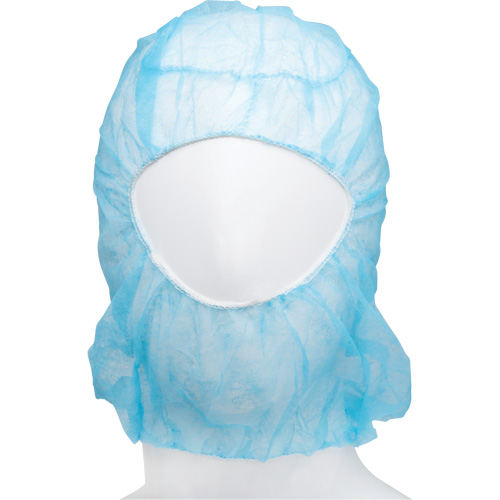 Cagoule jetable, Polypropyl&egrave;ne, Bleu - Produits de sécurité Zenith 