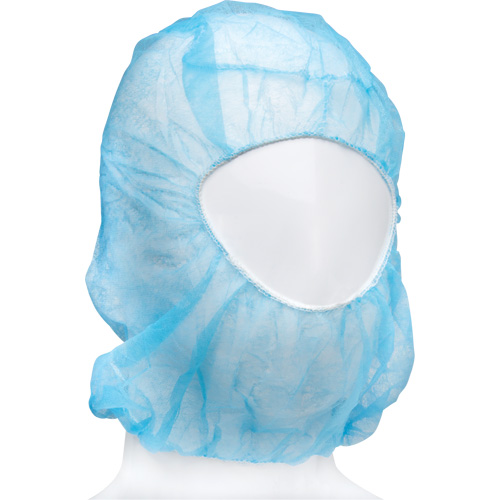 Cagoule jetable, Polypropyl&egrave;ne, Bleu - Produits de sécurité Zenith 