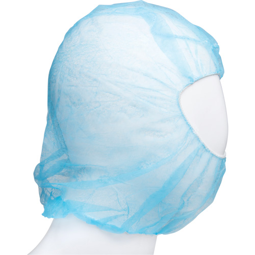 Cagoule jetable, Polypropyl&egrave;ne, Bleu - Produits de sécurité Zenith 