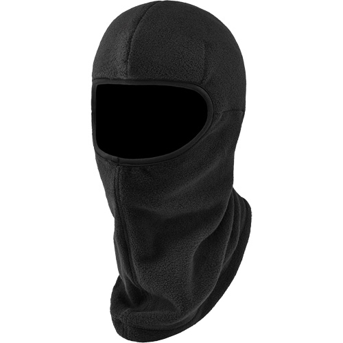 N-Ferno&reg; Zippered Balaclava Face Mask, Fleece/Polyester, Black - Ergodyne 16894