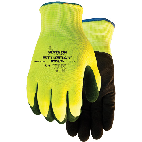 Gants isol&eacute;s Stealth Stingray, T-Grand, R&ecirc;vetement Nitrile, Calibre 13, Enveloppe en Polyester - Watson Gloves 9403-X