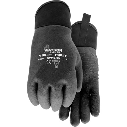 True Grit Coated Gloves, Medium, Foam PVC Coating, Nylon Shell - Watson Gloves 399-M
