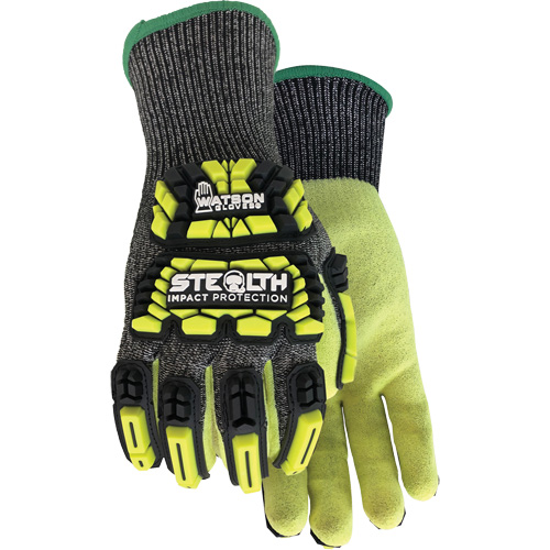 Gants r&eacute;sistants aux coupures et aux chocs Stealth Dog Fight, 2T-Grand, Paume en Fibre de verre/PEHP/Nylon/Spandex, Poignet Poignet en tricot - Watson Gloves 357TPR-XXL