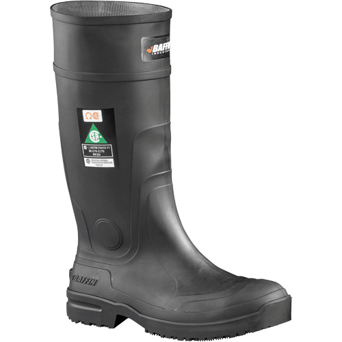 Bottes antid&eacute;rapantes, Caoutchouc, Embout Acier, Pointure 10 - Baffin Technology LICO-MP02-BK1-10