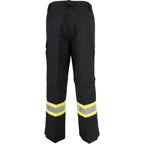 Pantalons ventil&eacute;s haute visibilit&eacute; toutes saisons, Poly-coton, 40, Noir - Coolworks CW2-BLAK40W30I