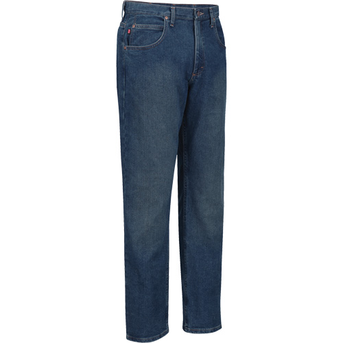 Dura-Kap&reg; Flex Denim Work Jeans, Denim, Navy Blue, Size 32 - Red Kap PD90MW-30-32