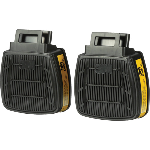 Cartouche pour respirateur Secure Click, Cartouche gaz/vapeur, Vapeurs organiques/Gaz acides - 3M D8003