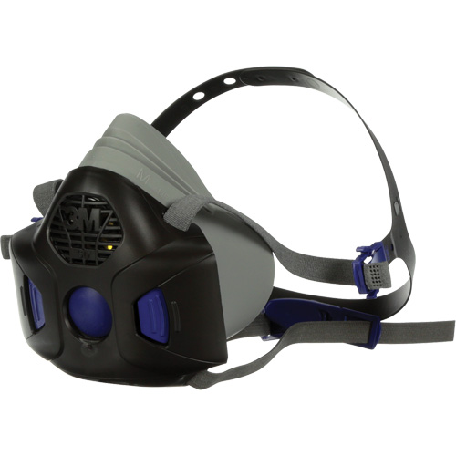 Secure Click HF-800 Series Half Facepiece Reusable Respirator, Silicone, Medium - 3M HF-802SD