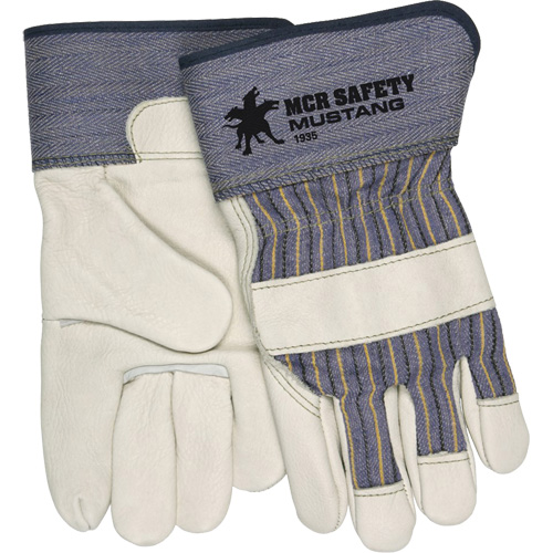 Gants dajusteur Mustang, Petit, Paume en Cuir fleur de vache, Doublure en Molleton - Mcr Safety 1935S