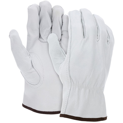 Gants de conducteur, Moyen, Paume en Cuir fleur de buffle - Mcr Safety 3313M