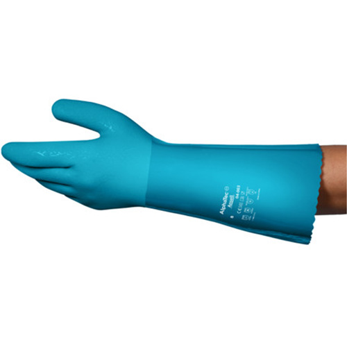 Gants r&eacute;sistants aux produits chimiques AlphaTec 04-003, Taille 11, 14" lo, Nitrile/PVC, Doublure en Molleton, Gant de calibre hiver - Ansell 4003110