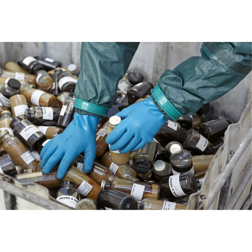 Gants r&eacute;sistants aux produits chimiques AlphaTec 04-003, Taille 11, 14" lo, Nitrile/PVC, Doublure en Molleton, Gant de calibre hiver - Ansell 4003110