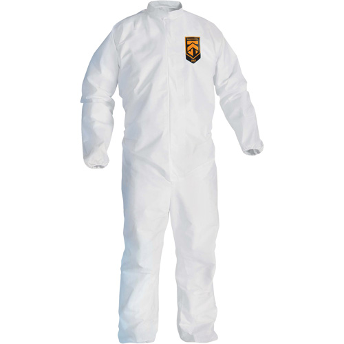 KleenGuard KGA300 Coveralls, X-Large, White, Microporous - Ansell 41494