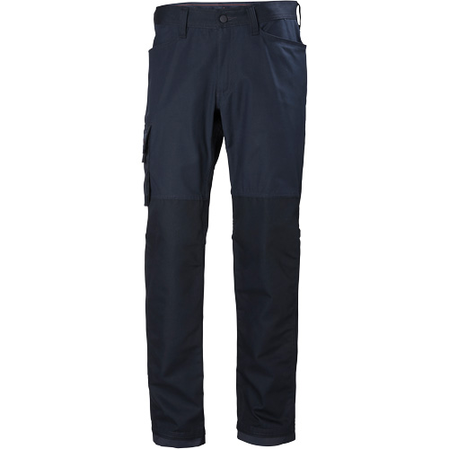 Pantalons d'entretien Oxford, Poly-coton, Bleu marin, Taille 34, Entrejambe 30 - Helly Hansen 77466-590-34/30