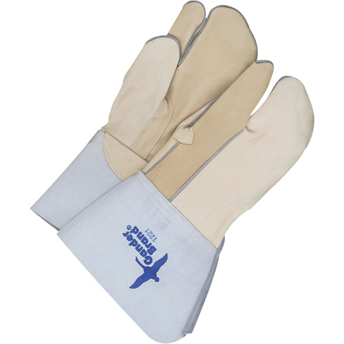 Gants &agrave; trois doigts en cuir, Cuir fleur de vache, Taille 9 - Bob Dale Gloves 54-1-1221-9