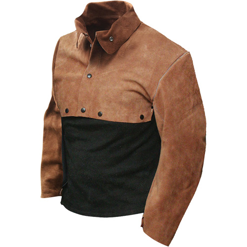 Standard Grade Leather Cape Sleeve, Medium, Brown - Bob Dale Gloves 60-1-202-M