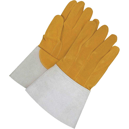Gants de soudage &agrave; l'arc TIG Gander Brand, Cuir de daim refendu, Taille T-petit - Bob Dale Gloves 64-1-1141-8