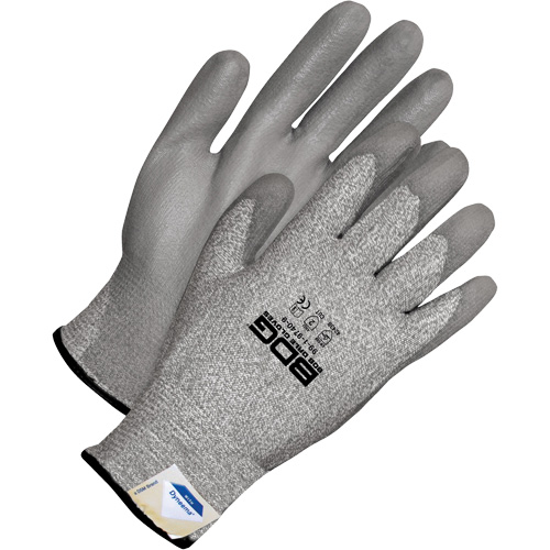 Cut-X Cut Resistant Gloves, 11, 13 Gauge, Polyurethane Coated, EN 388 Level 2/EN 388 Level B - Bob Dale Gloves 99-1-9740-11