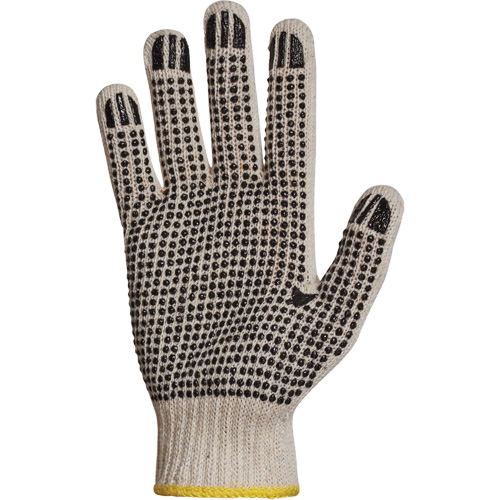 Sure Grip&reg; PVC-Dotted Economy Knit Gloves, Poly/Cotton, Single Sided, 7 Gauge, 2X-Small - Superior Glove Works Ltd. SQD-2XS