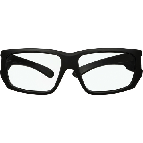 Lunettes de s&eacute;curit&eacute; de la s&eacute;rie Maxim Elite 1000, Lentille Transparent, Antibu&eacute;e/Anti-&eacute;gratignures, R&eacute;pond ou surpasse la norme CSA Z94.3 - 3M MXE1001SGAF-BLK
