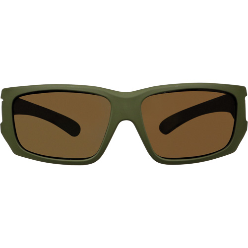 Lunettes de s&eacute;curit&eacute; de la s&eacute;rie Maxim Elite 1000, Lentille Brun, Antibu&eacute;e/Anti-&eacute;gratignures, R&eacute;pond ou surpasse la norme CSA Z94.3 - 3M MXE10014GAF-GRN