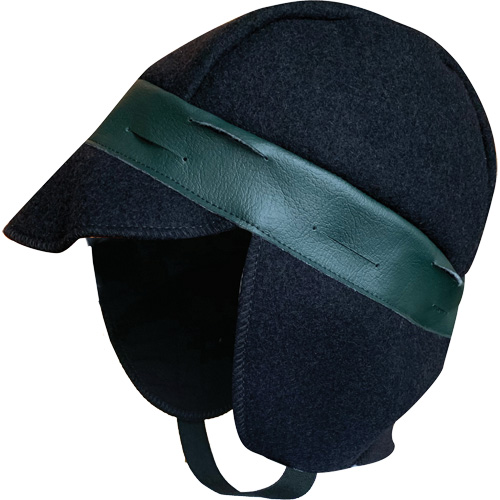 Safety Helmet Winter Liner, Sheep Lining, One Size, Navy Blue - Gants Laurentide H3L42
