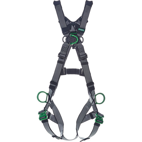 V-Fit Full Body Harness, CSA Certified, Class ADLP, Large/Medium, 400 lbs. Cap. - MSA 10195046