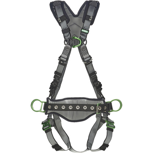Harnais int&eacute;gral V-Fit avec rembourrage d&eacute;paule, Certifi&eacute;e CSA, Classe ADLP, Grand/Moyen, Cap. 400 lb - MSA 10195126